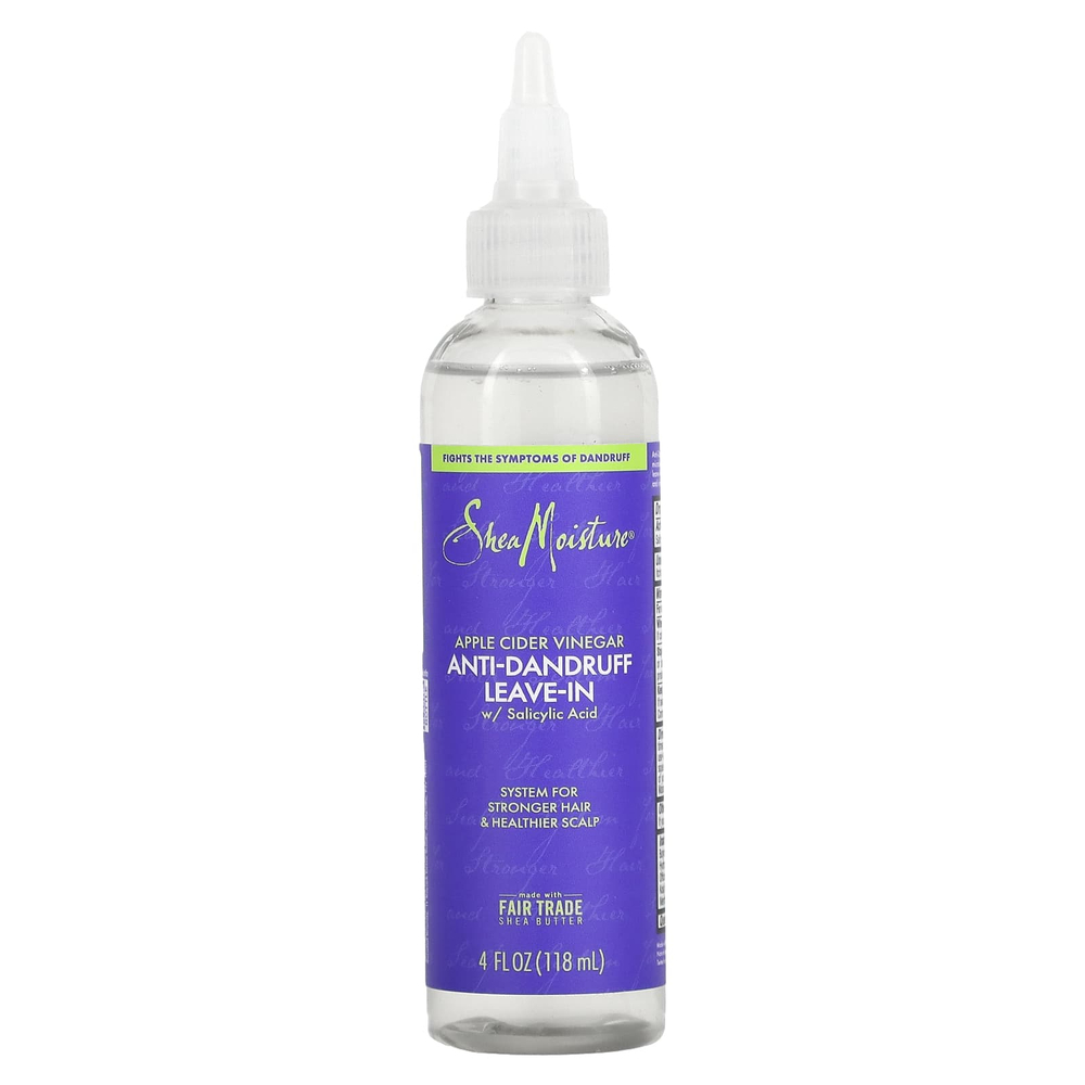 SheaMoisture, Несмываемое средство против перхоти, яблочный уксус, 118 мл (4 жидк. унц.)