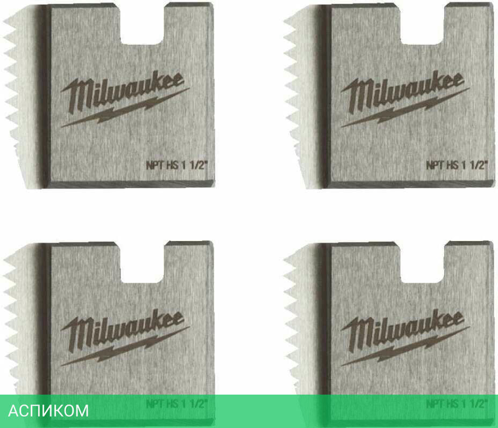 Плашка для резьбонарезного инструмента Milwaukee FPTD 1-1/2" NPT HS (48361111)
