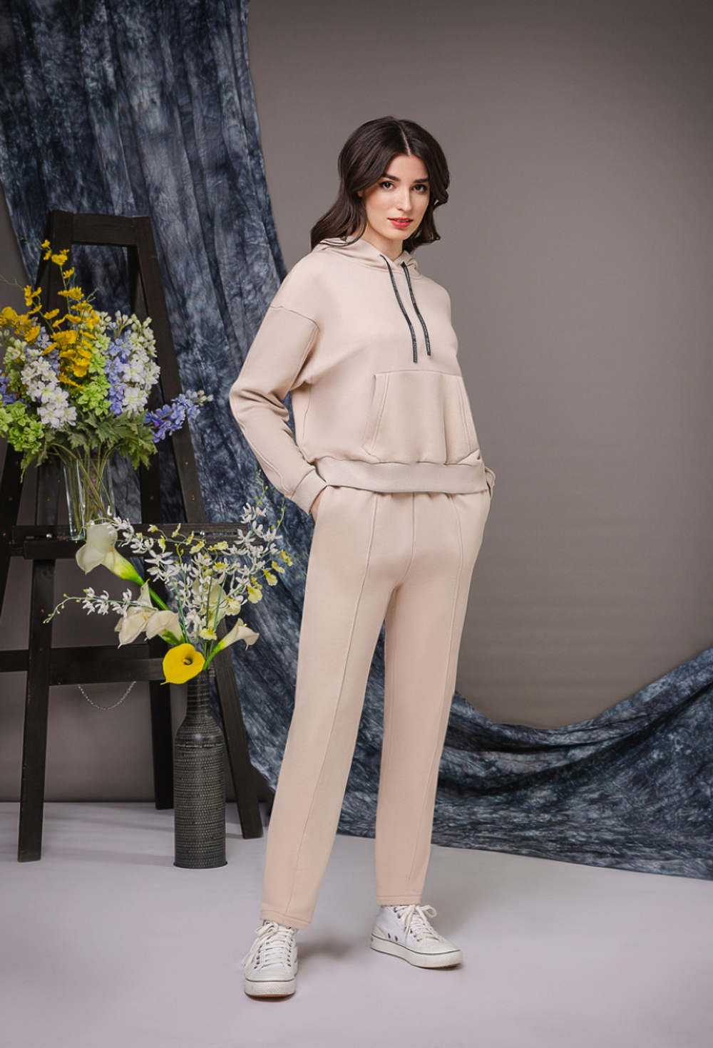 Спортивный костюм бежевый 08-04-22 SS