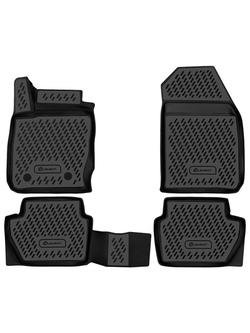 Коврики в салон для FORD Ecosport, 2014 - 2018, 2018 -, 4 шт. (полиуретан) CARFRD00025K