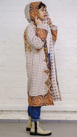 Двустороннее пальто-парка "Новгородский трофей 2"