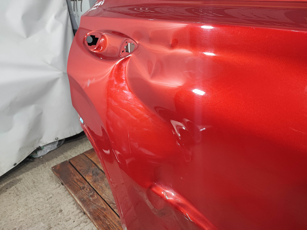 Дверь задняя правая Hyundai Santa Fe 4 (TM) 18-нв Б/У Оригинал 77004S1010