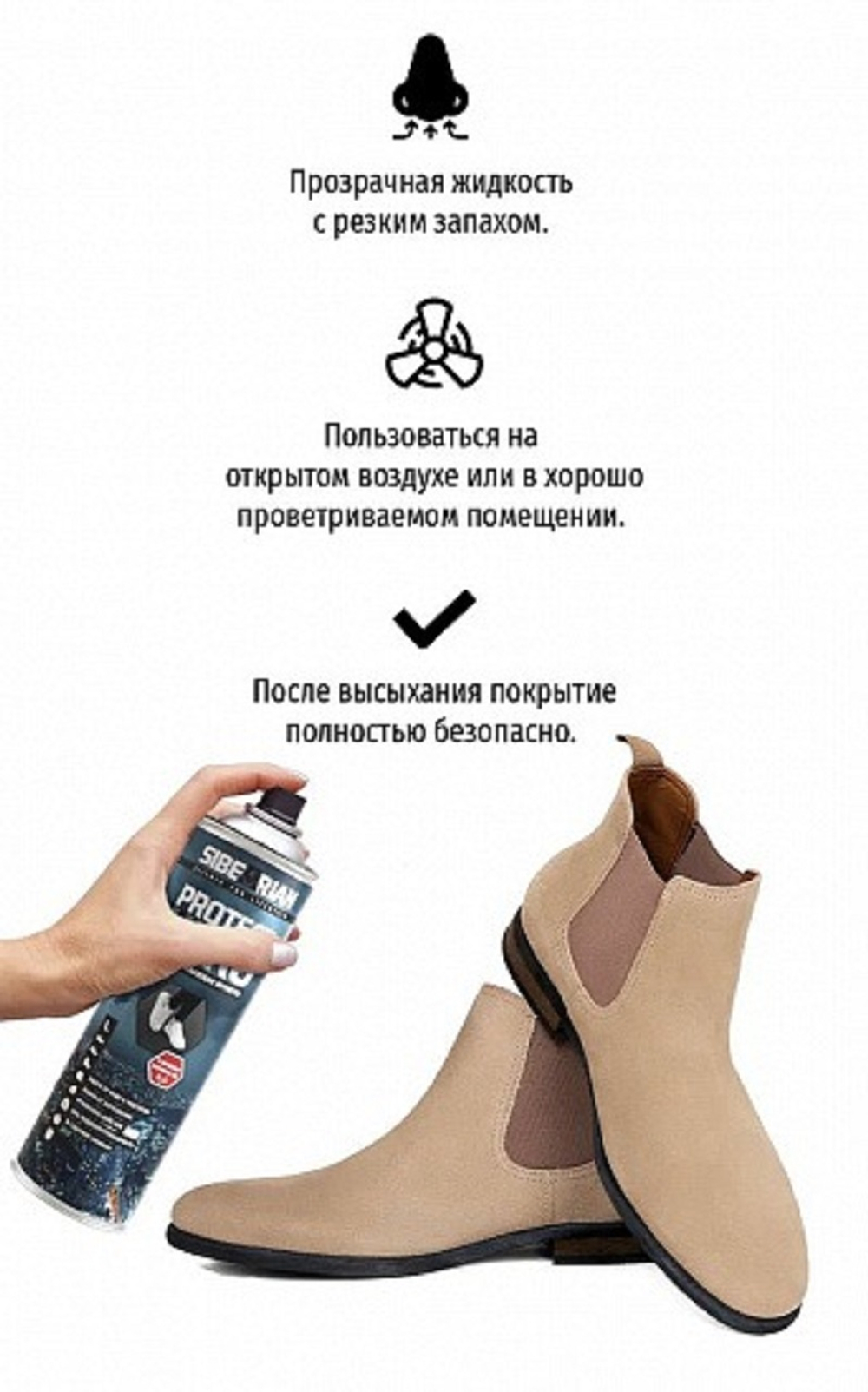 Пропитка водоотталкивающая Sibearian Protect Hero 250 мл