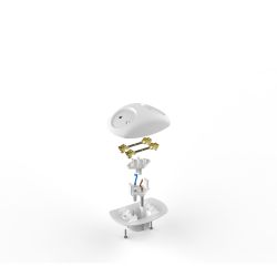 Разветвитель электрический ЭРА SPx-2-W на 2 розетки без заземления 10А белый