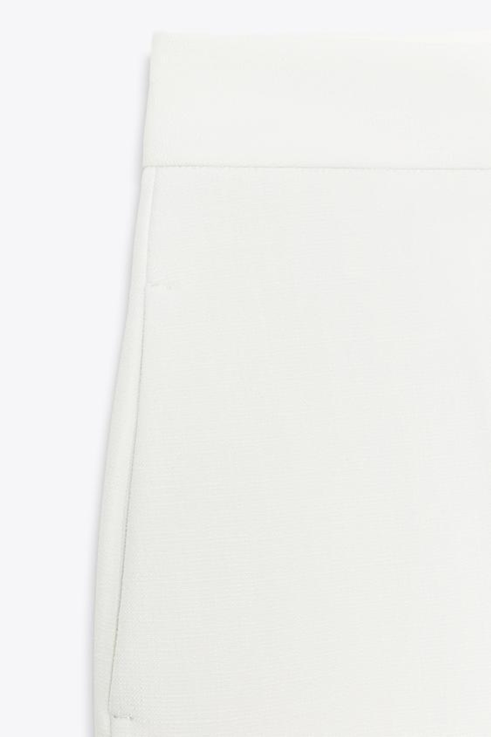 ZARA БРЮКИ-КЮЛОТЫ С ВЫСОКОЙ ПОСАДКОЙ, ЭКРЮ