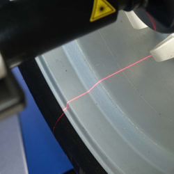 Станок балансировочный ROSSVIK VT-62 NEW (электронная линейка, автостоп, LASER, LED) RAL5005 СИНИЙ