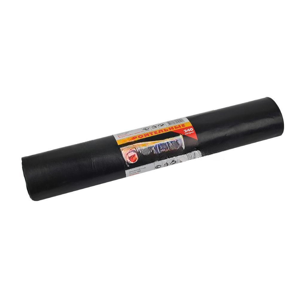 Мешок д/мусора ПВД 240 л (10 шт.) рулон "Строитель" МЕШКОFF (1/10 шт.)