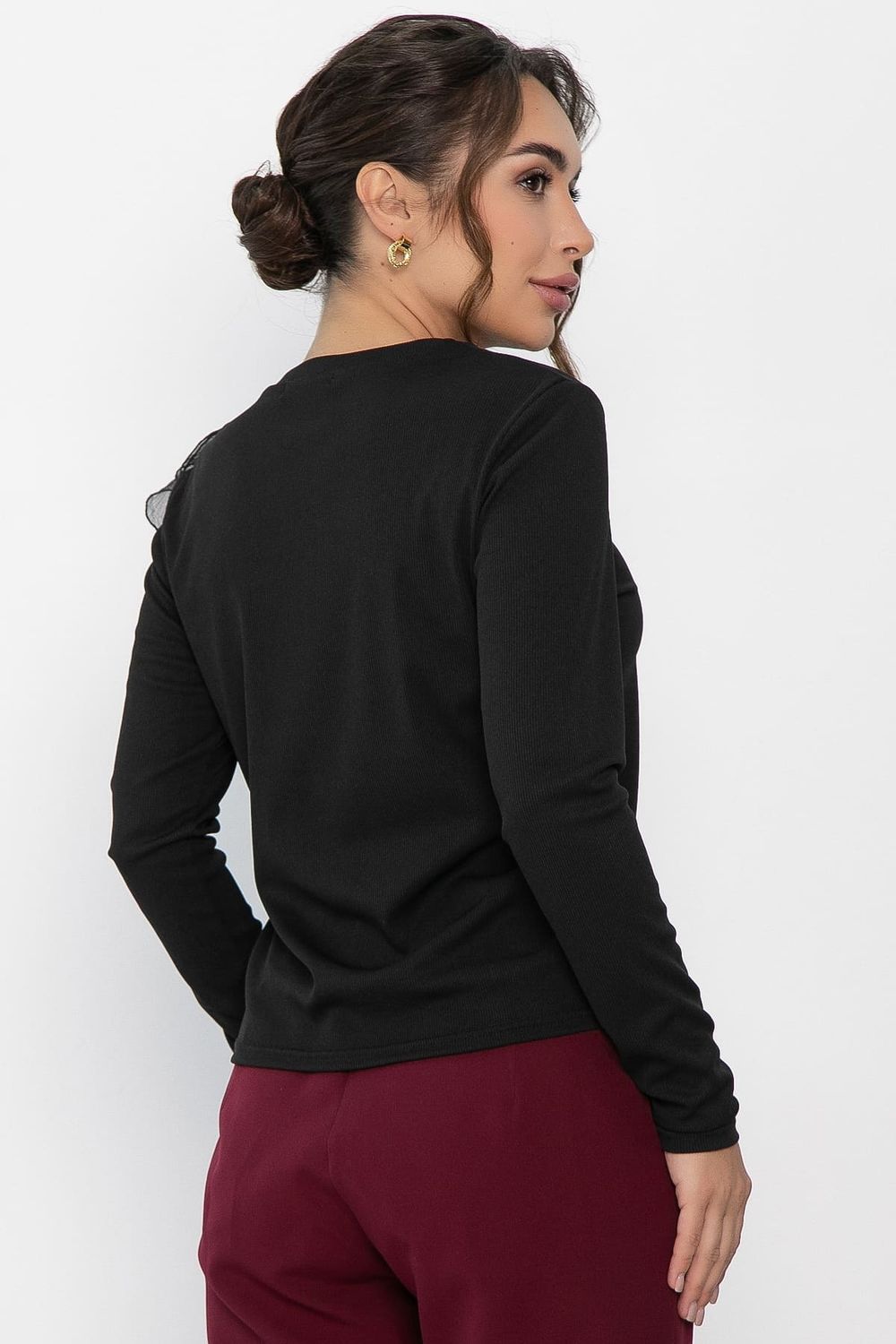 Блуза Риана (черная) Б14224-5М LT Collection