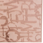 Салфетка на стол 30*45см «Буквы» розовое золото