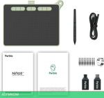 Графический планшет Parblo Ninos M Green