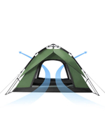 Палатка Naturehike автоматическая NH21ZP008, трехместная, зеленая, 6976023922336