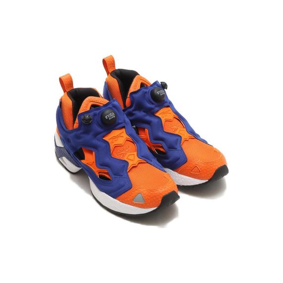 Reebok Instapump Fury Повседневная обувь Низкий верх Сине-оранжевый Унисекс