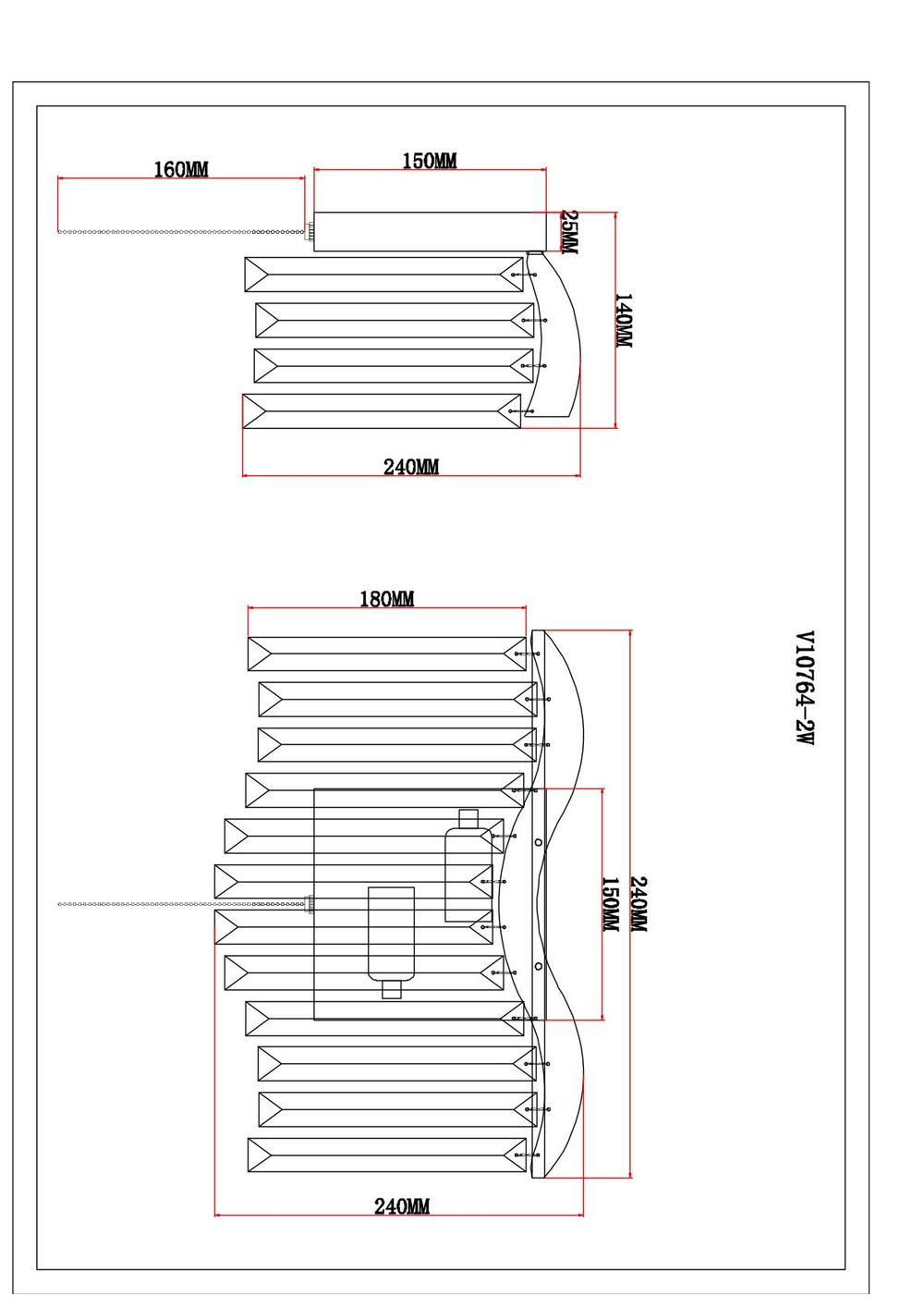 Бра Moderli V10764-2W Wave
