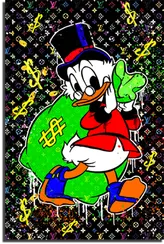 Постер "Скрудж Макдак и деньги"