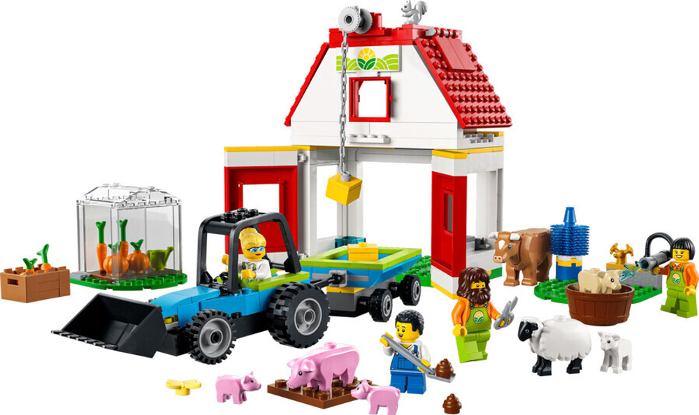 Конструктор LEGO City 60346 Ферма и амбар с животными