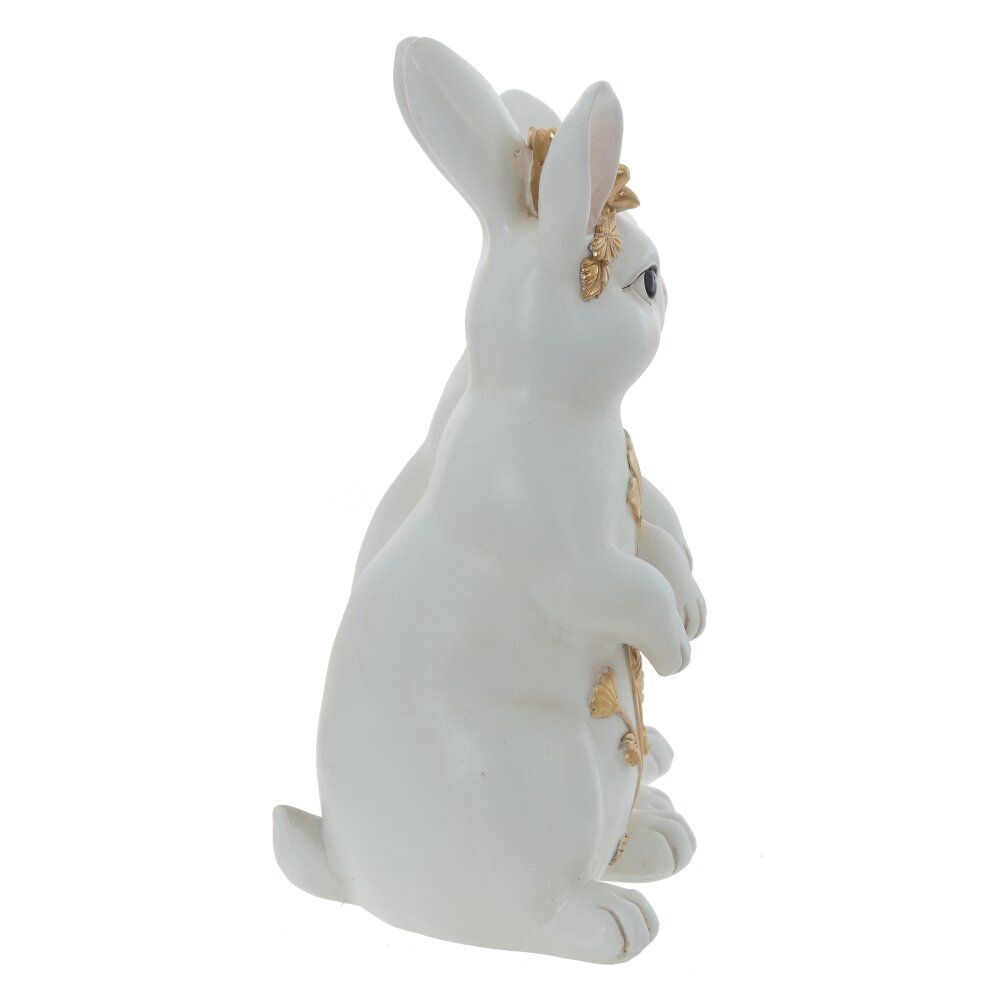 GAEM Фигурка декоративная "Зайцы", L17 W10,5 H21 см