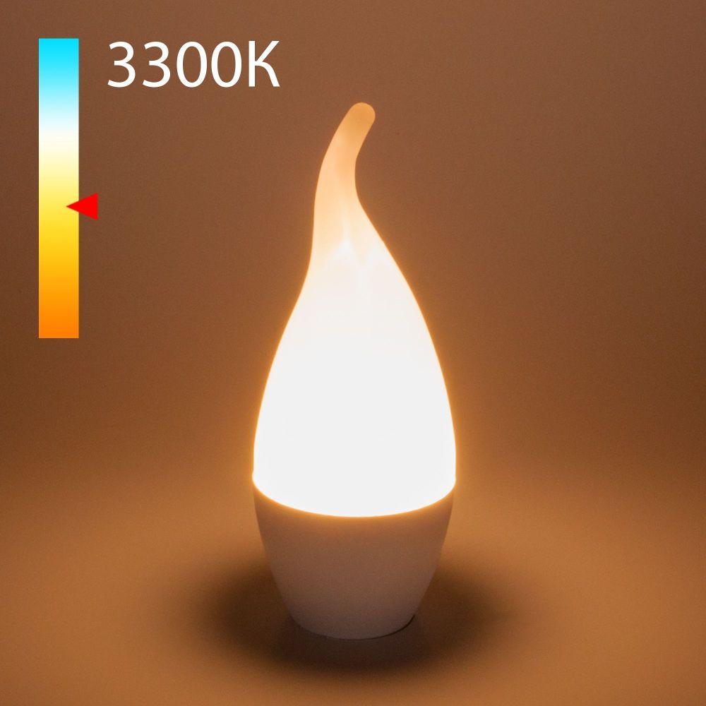 Светодиодная лампа Свеча на ветру CA37 6W 3300K E14 BLE1434