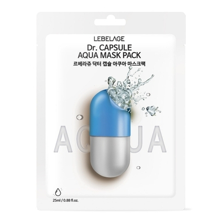 LEBELAGE Увлажняющая капсульная маска Dr. CAPSULE AQUA MASK PACK (25 гр.)