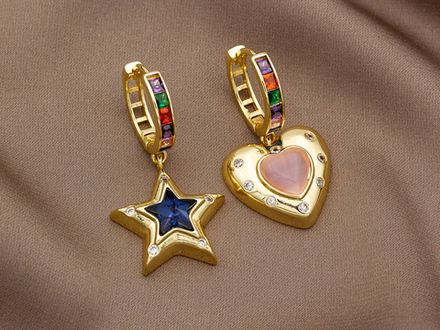 Серьги-кольца "Асимметрия"