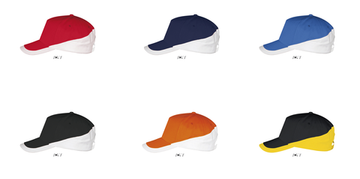 Бейсболка Booster, 5 клиньев