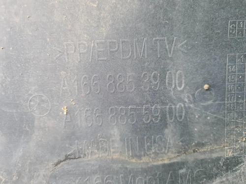 Бампер задний Mercedes GLS X166 (2015-2019) AMG