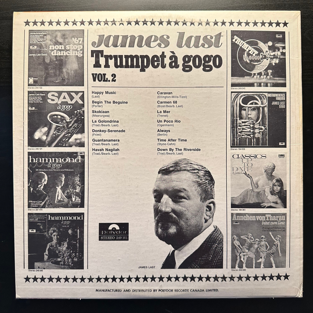 James Last ‎– Trumpet a Gogo Vol. 2 (Канада 1973г.)