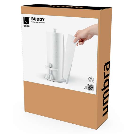 Держатель для бумажных полотенец buddy, белый