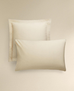 Zara Home - Наволочка из ситца (200 нитей) 50x75 см