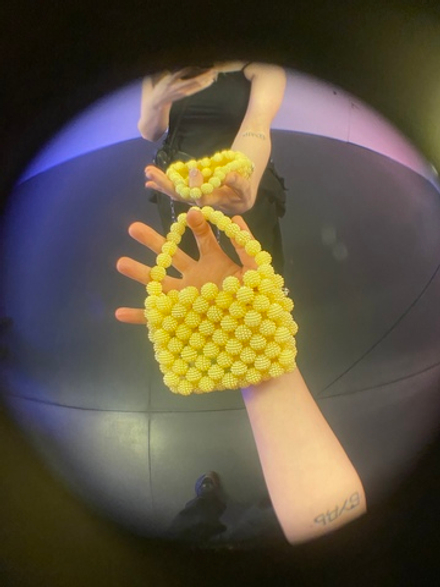 BYSASHAZEMLYA bag in yellow