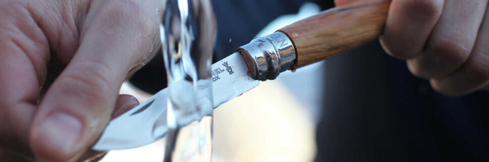 Нож Opinel №8, н/с, рукоять из оливкового дерева, картонная коробка