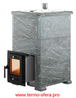 Печь для бани Эверест "Steam Master 24 INOX" Талькохлорит, S-40