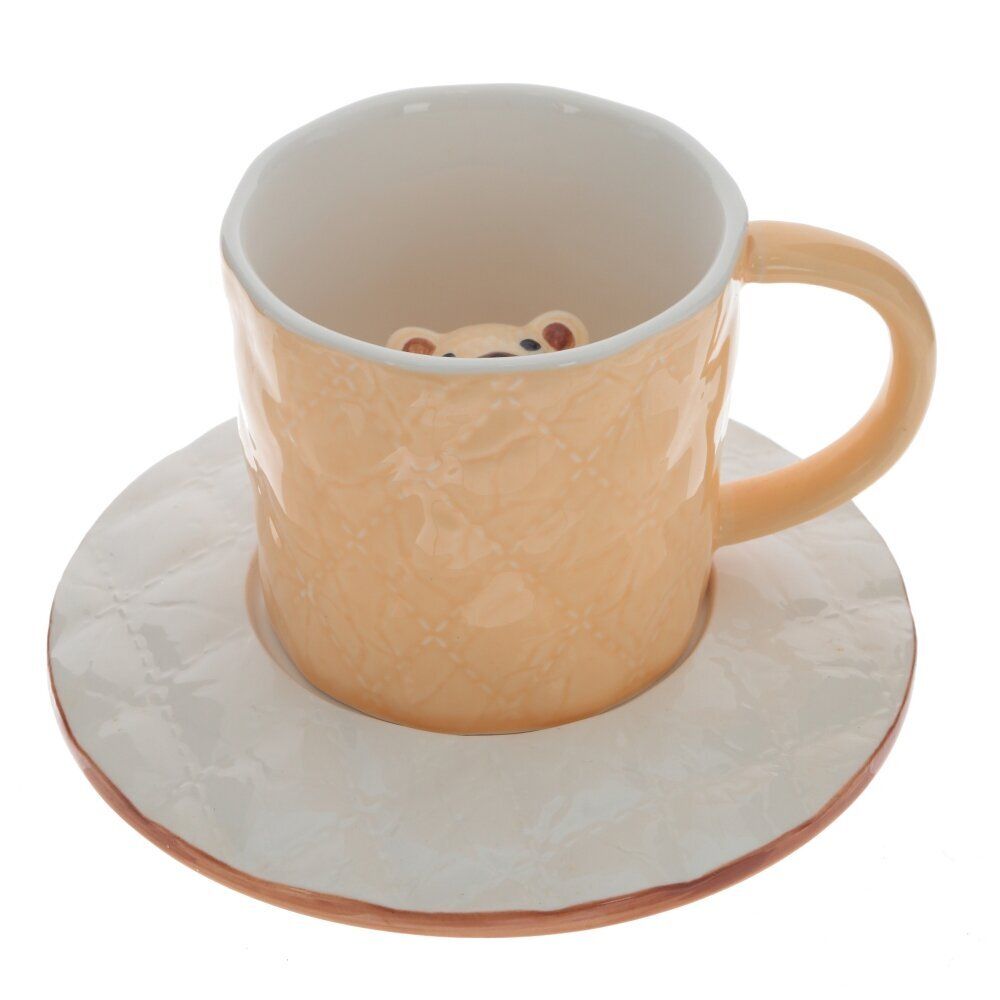 GAEM Кружка с блюдцем, 250 мл, L14 W14 H9 см, 4в.