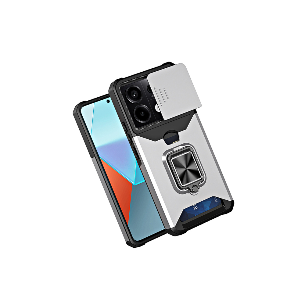 Противоударный чехол Сard Reader Case для Poco X6