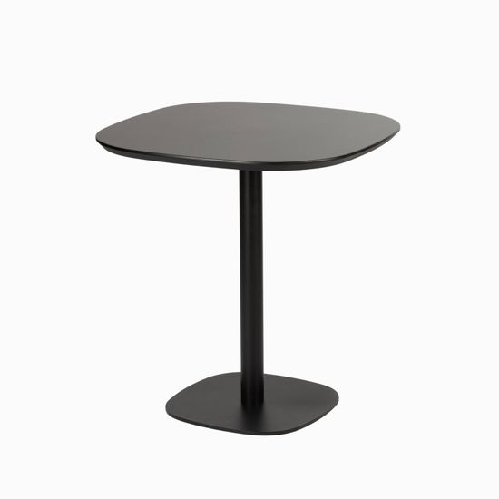 Обеденный стол Square 70х70 черный металл 