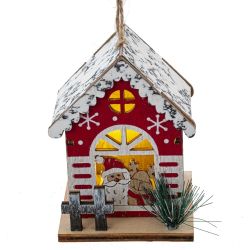 GAEM Изделие декоративное с подсветкой "Домик" (LR54х3), L7,5 W7 H9,5 см, 3в.