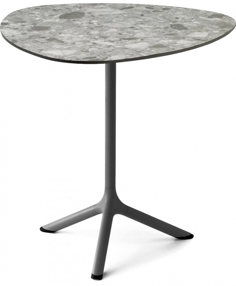 Стол ламинированный обеденный Scab Design Tripe, антрацит, зернистый