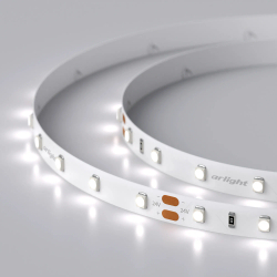 Светодиодная лента RT 2-5000 24V White6000 (3528, 300 LED, LUX) (Arlight, 4.8 Вт/м, IP20) 011504(B)