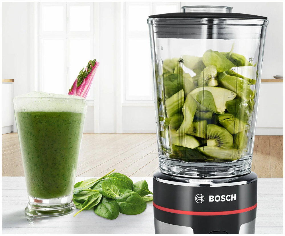 Блендер стационарный Bosch MMBM7G3M 350Вт нержавеющая сталь/черный