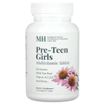 Michael's Health, Pre-Teen Girls, ежедневные поливитамины, 120 вегетарианских таблеток