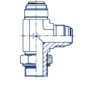 Штуцер FRLG JIC 7/16 - BSP 1/4