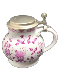 Кружка пивная (фарфор с оловянной крышкой) Royal Tettau