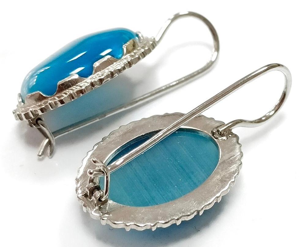 Ювелирные серьги из серебра