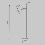 Напольный светильник (торшер) Maytoni Z010FL-L8W3K
