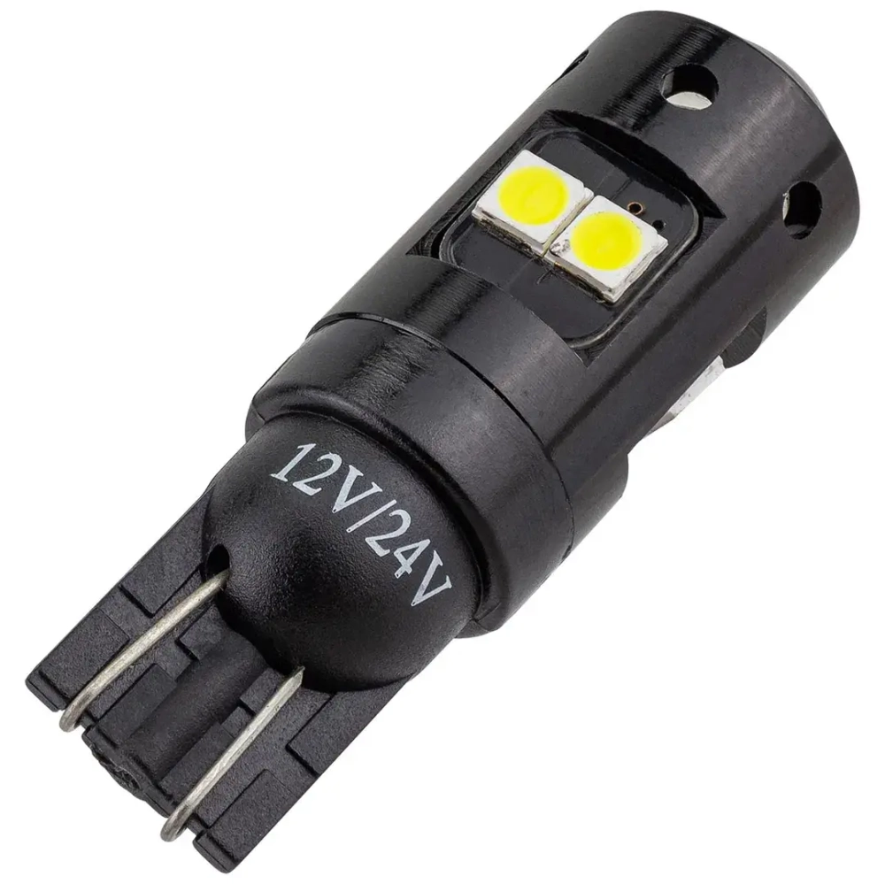 Лампочка светодиодная T10-3030-8SMD 12v белая KING T10-3030-8SMD W