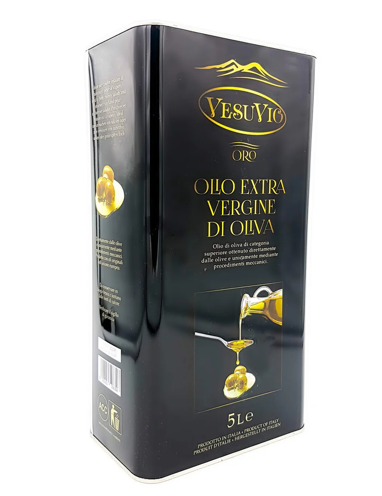 VesuVio Oro Olio Extra Vergine Di Oliva Масло Оливковое 5 Литров