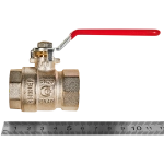 Кран шаровой полнопроходной ROMMER - 3/4" (ВР/ВР, PN40, ручка-рычаг)