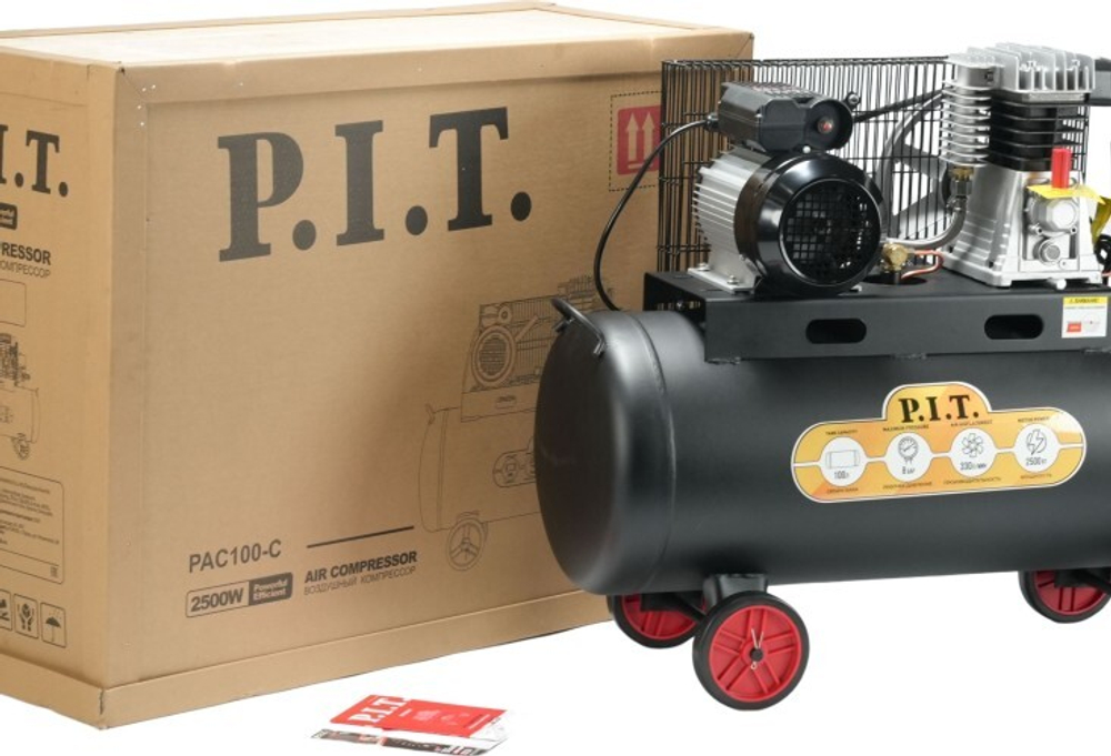 Компрессор поршневой P.I.T. PAC100-C