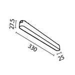 Магнитный трековый светильник Maytoni Basis TR080-1-18W3K-W