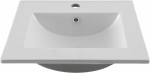 Тумба с раковиной Aquanet Алвита new 50 344131+303190 белая матовая