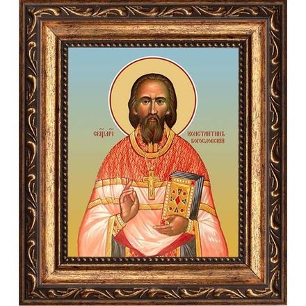 Константин Богословский священномученик пресвитер. Икона на холсте.